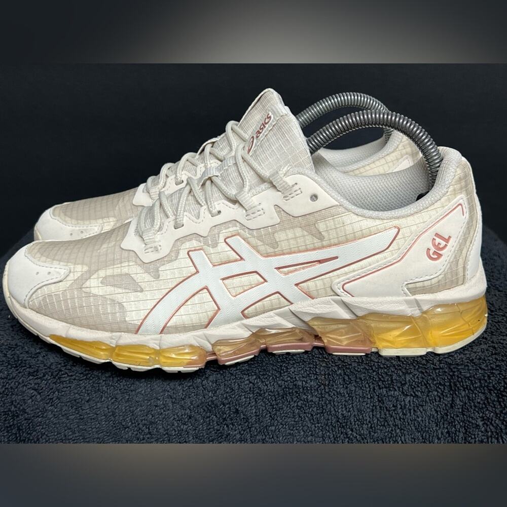 Asics Gel-Quantum 360 6 Birch Rose Gold Running Shoes SIZE 8.5 CLEAN
